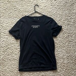Abercrombie & Fitch Men's Black T-Shirt